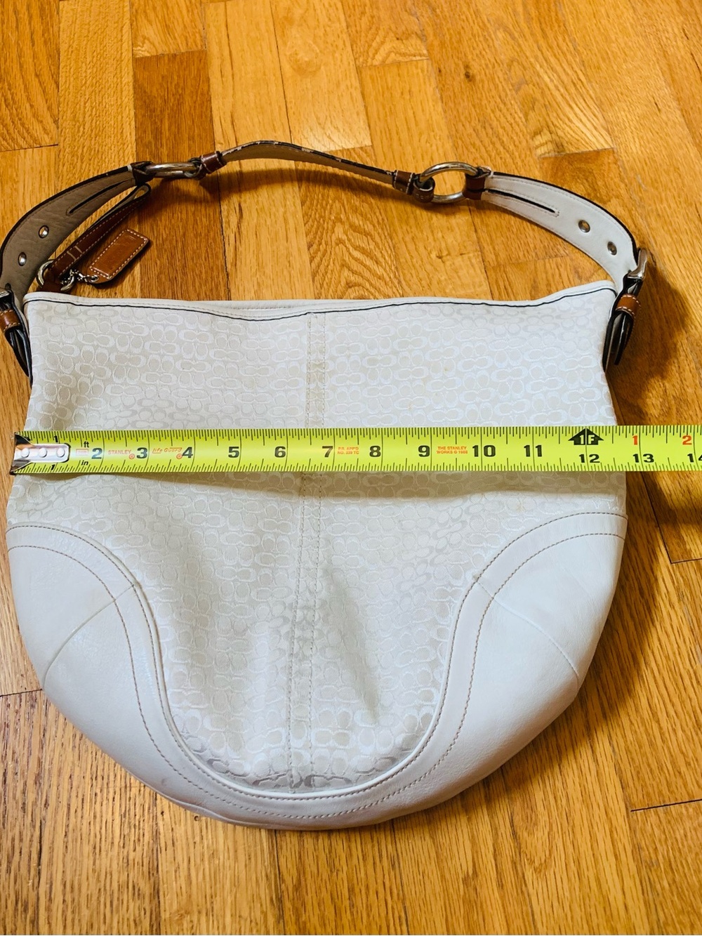Vintage Coach Signature Jacquard Ergo Hobo Bag and Matching Wallet Set EUC - Picture 2 of 13